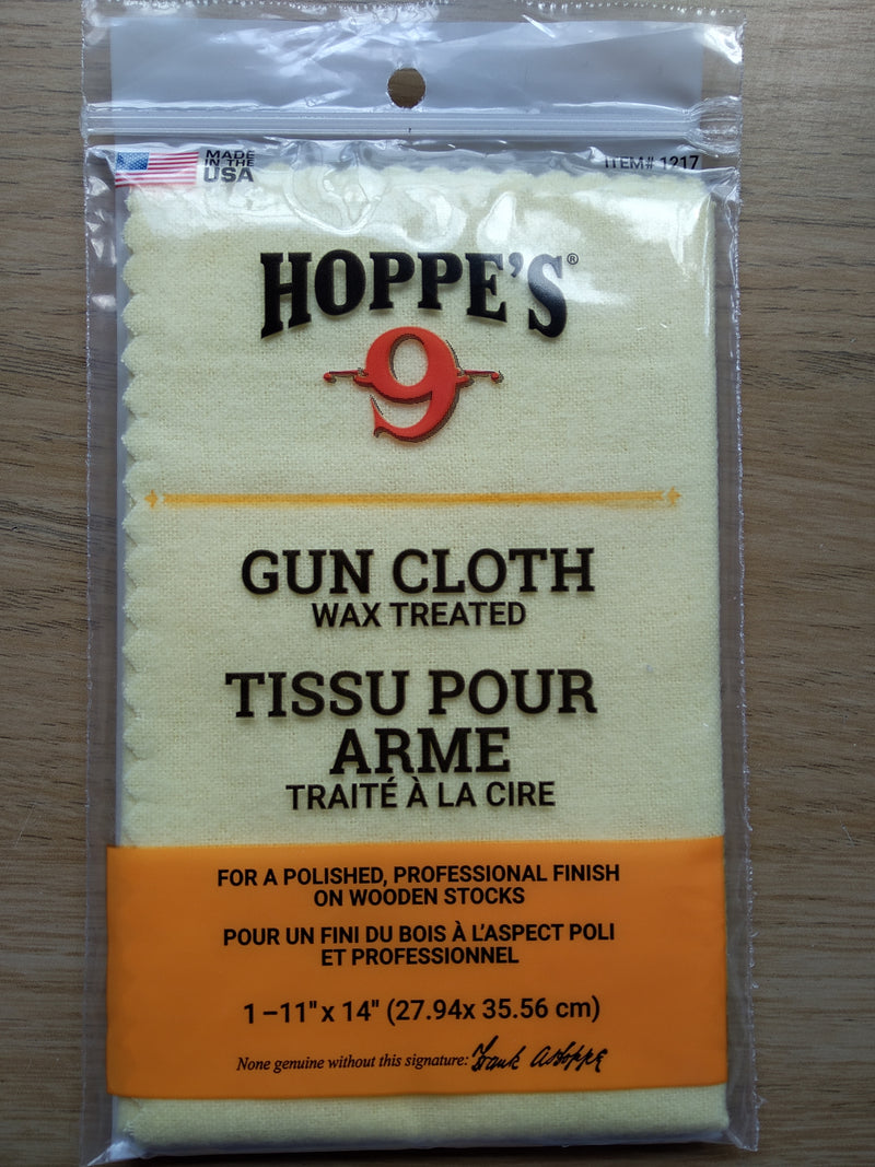 Hoppes Wax Treated Gun Cloth – 11″x14″ - VIVADO