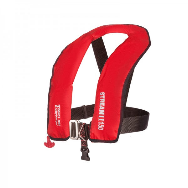 Mullion Stream 150N Automatic Inflatable Lifejacket with Harness & crutch strap