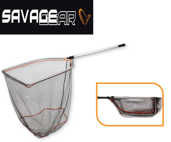 Savage Gear Pro Folding Rubber Mesh Landing Net - VIVADO