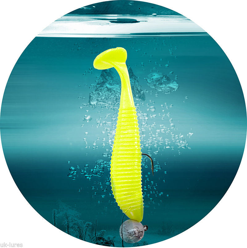 Lucky John JOCO Shaker FLOATING Drop Shot Lure 3.5'' (4 pcs/pack) - mackerel scent - VIVADO