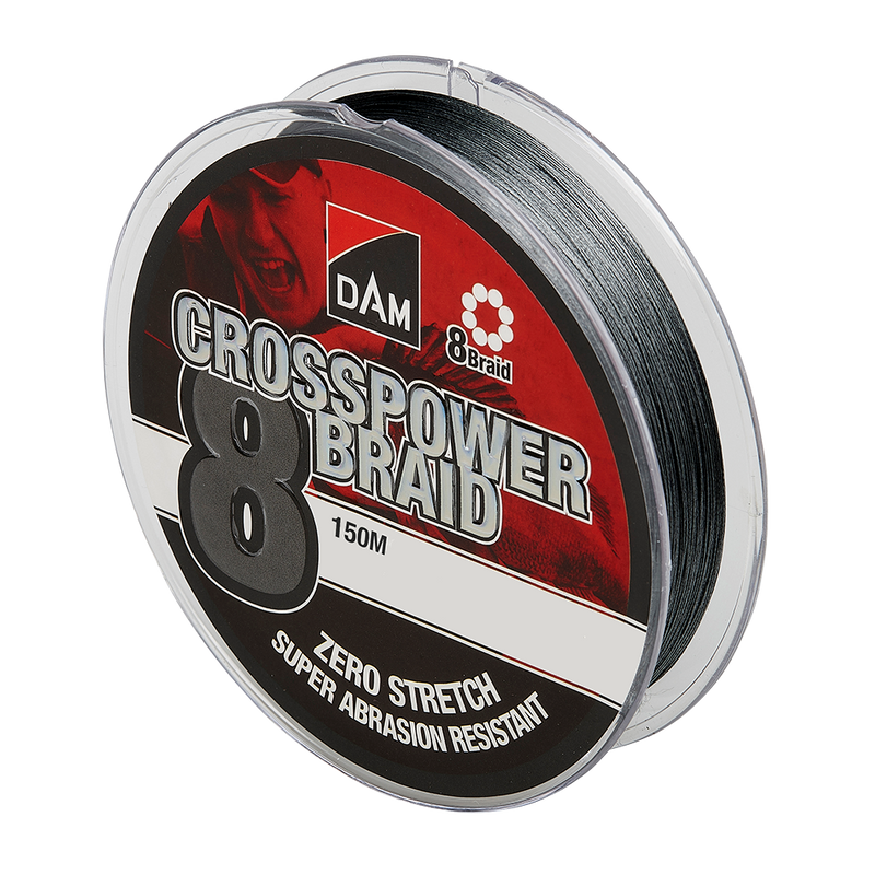 DAM Crosspower 8-Braid Dark Grey 150m