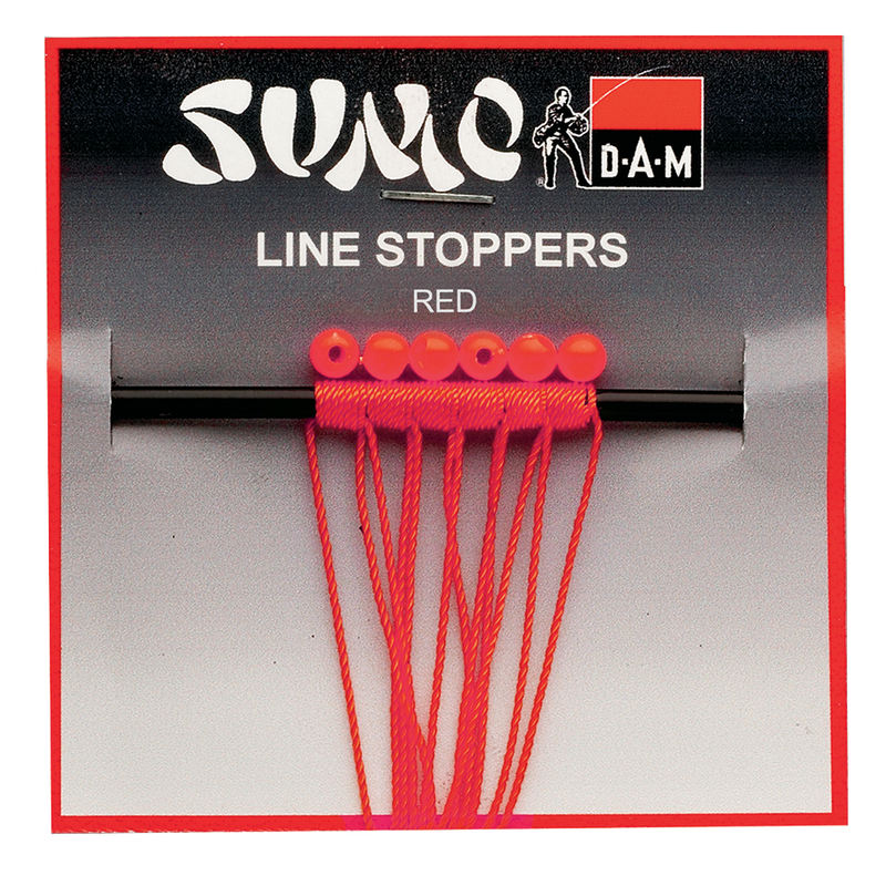 Dam Sumo Line Stopper Red 0.4x4mm 6Pcs