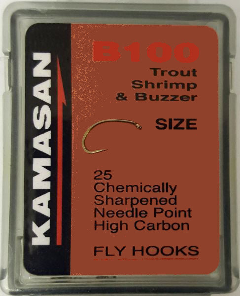 Kamasan B100 Trout Fly Tying Hooks