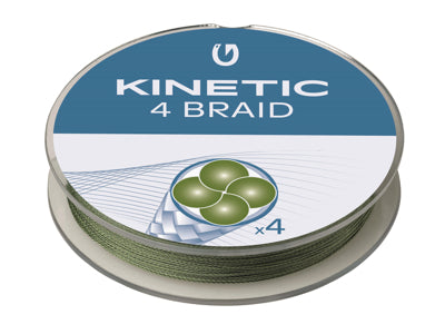 Kinetic Braid X4 150m Dusty Green