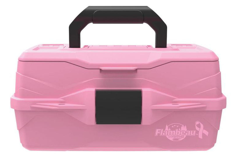 Flambeau Classic 1-Tray Pink Ribbon Tackle Box - VIVADO