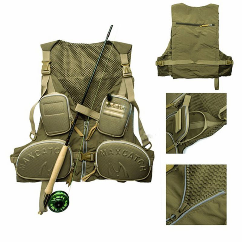 Maxcatch Adjustable Fishing Vest - VIVADO