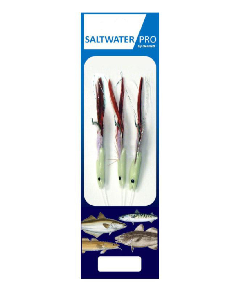 Saltwater Pro 3 Hook STD HOKKAI Red Feather