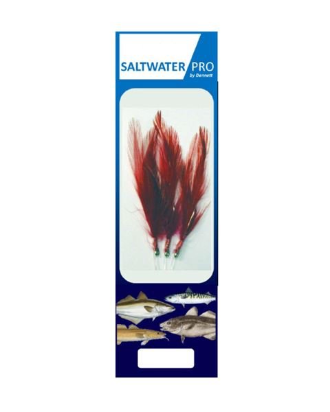 Dennett Saltwater Pro 3 Hook Red Feather Rigs