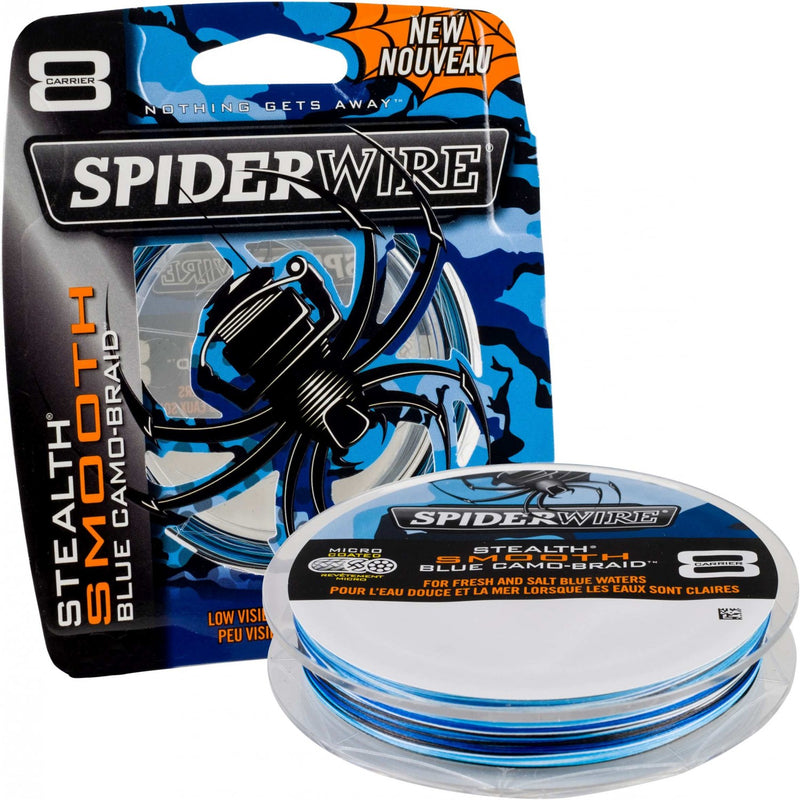 Spiderwire® Stealth Smooth 8 Braid - Blue Camo - VIVADO