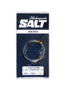 Shakespeare SALT Rig 2-Hook Flapper 1up 1 down SHAKESPEARE