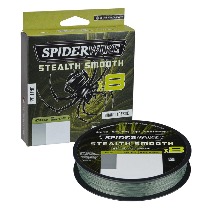 Spiderwire® Stealth Smooth 8 Braid - Moss Green 150m