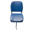 Navy Classic Low Back Folding Seat S/S 316 Fittings - VIVADO