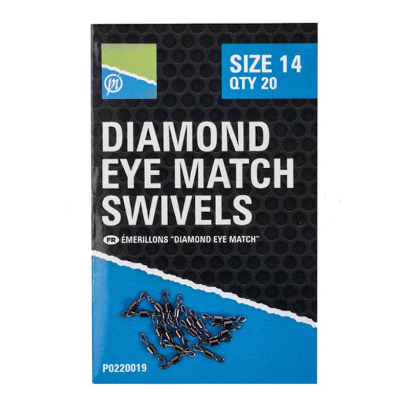 Preston Innovations Diamond Eye Match Swivels