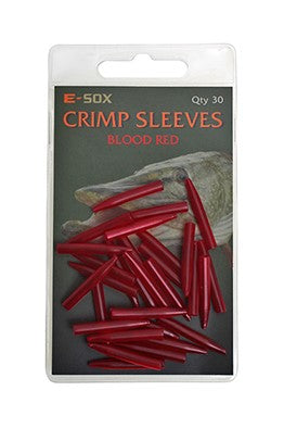 Drennan crimp sleeves blood red - VIVADO
