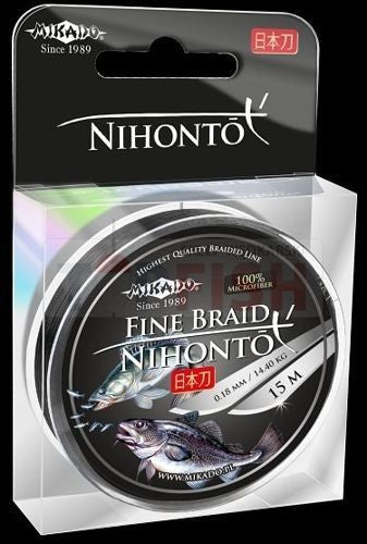 Mikado Nihonto fine braid line 15m   0.06mm/3.25kg - VIVADO