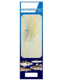 Dennett Saltwater Pro 3 Hook White Feather Rigs 3/0 DENNETT