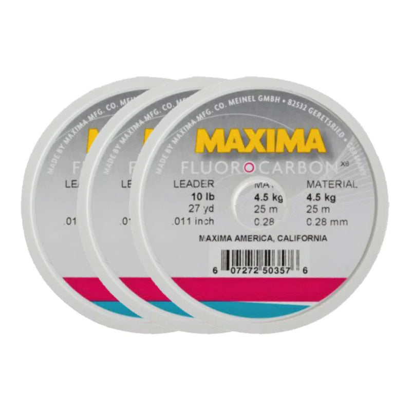 Maxima Fluorocarbon Leader Line 25m