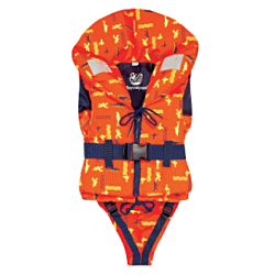 Marinepool 100N ISO Kids Freedom foam life jacket - fish print