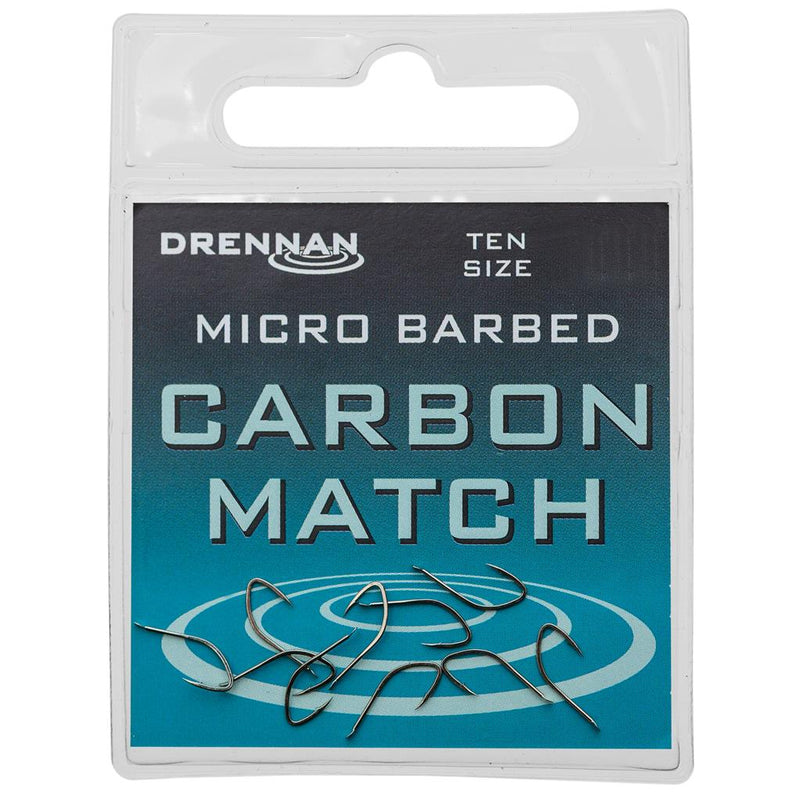 Drennan Carbon Match Hooks Micro Barbed Spade End