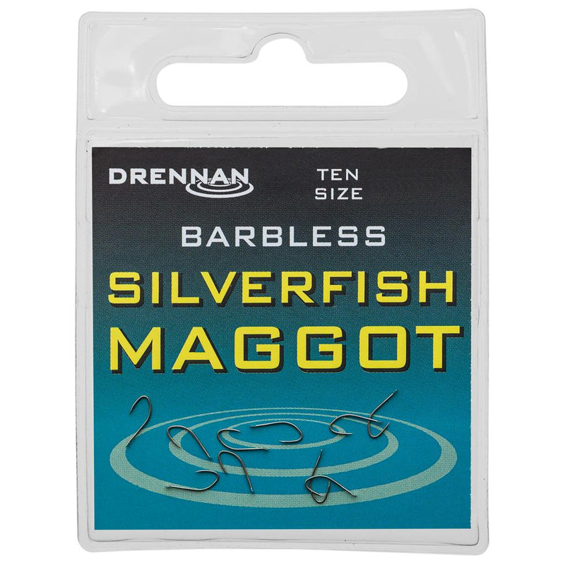 Drennan Silverfish Maggot hooks - barbless spade end - VIVADO