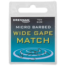 Drennan Wide Gape Match Hooks Spade End DRENNAN