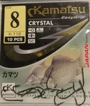 Kamatsu Crystal hooks black - VIVADO