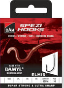 DAM SPEZI WORMS HOOKS TO NYLON DAM