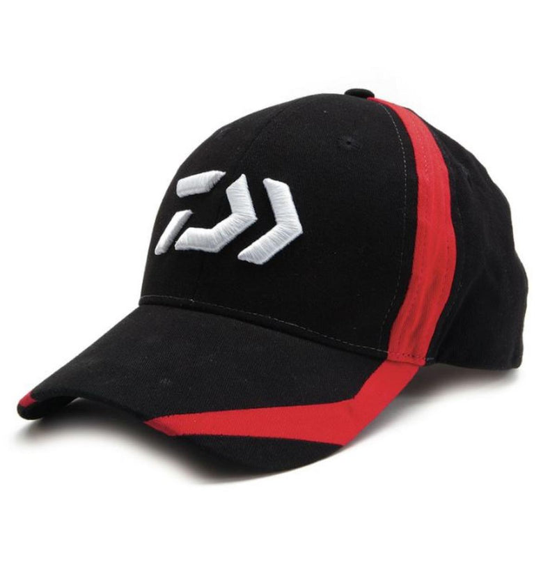Daiwa D-Vector Logo Fishing Cap - Black / Red - VIVADO