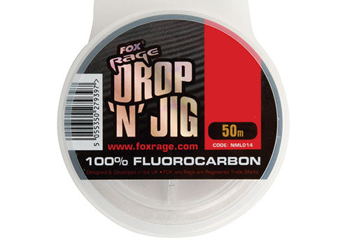 Fox Drop 'N' Jig Fluorocarbon 50m