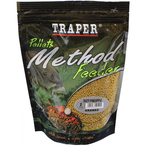 Traper Method Feeder Pellets 2mm 500g Tasty Pineapple
