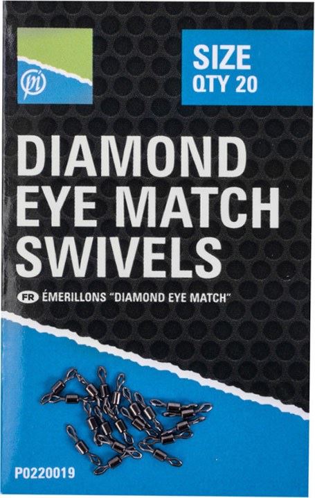 Preston Innovations Diamond Eye Match Swivels
