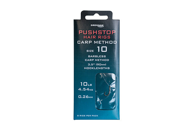 Drennan Pushstop Hair Rigs Barbless – Carp Method - VIVADO