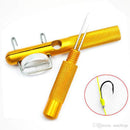 Full Metal Fishing Hook Knotting Tool & Tie Hook Loop Making Device - VIVADO