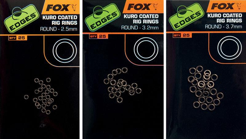 FOX Kuro coated rig rings 3.2mm - VIVADO