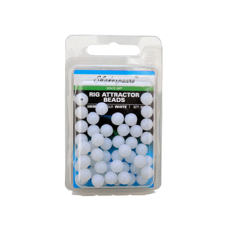 Shakespeare® Rig Attractor Beads 8mm - White - VIVADO