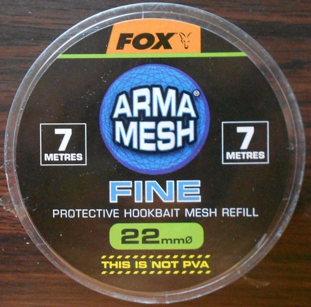FOX ARMA MESH FINE 22mm PROTECTIVE HOOKBAIT MESH REFILL - VIVADO