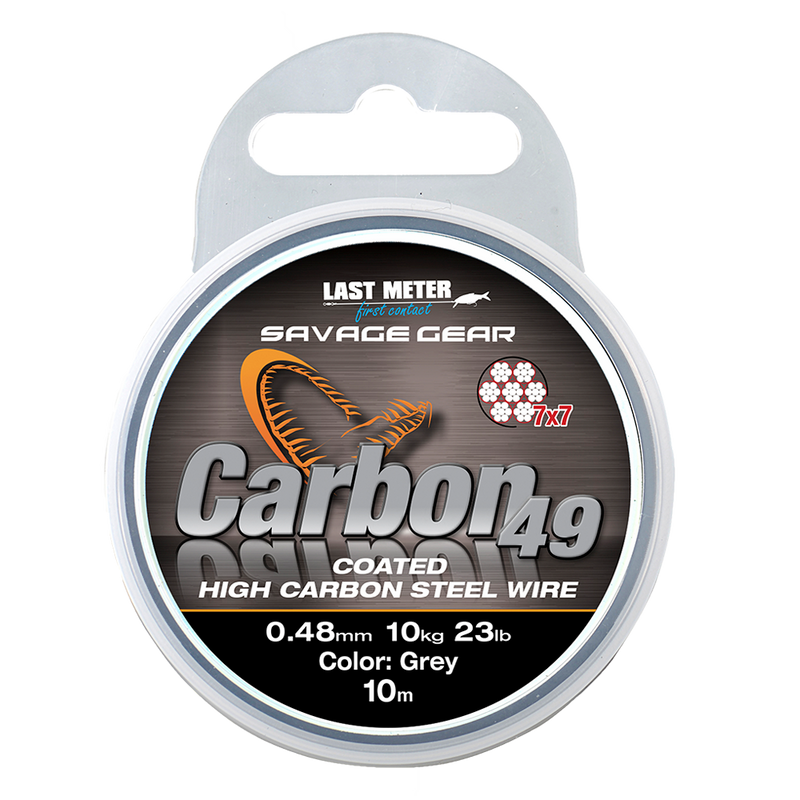 Savage Gear Carbon 49 High Carbon Steel Wire 10m