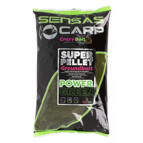 Sensas Super Pellet Power Green 1kg