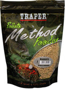 Traper Method Feeder Pellets 2mm 500g Maggots TRAPER