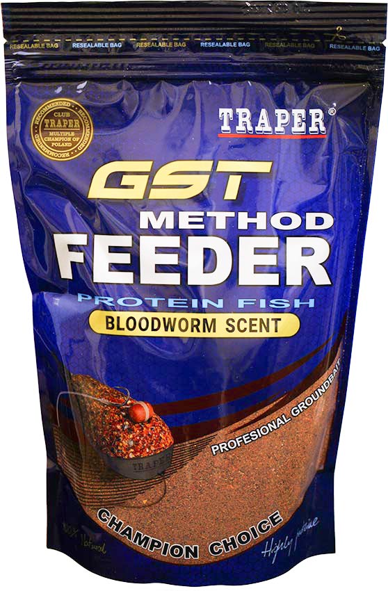 Traper GST METHOD FEEDER 750g Bloodworm