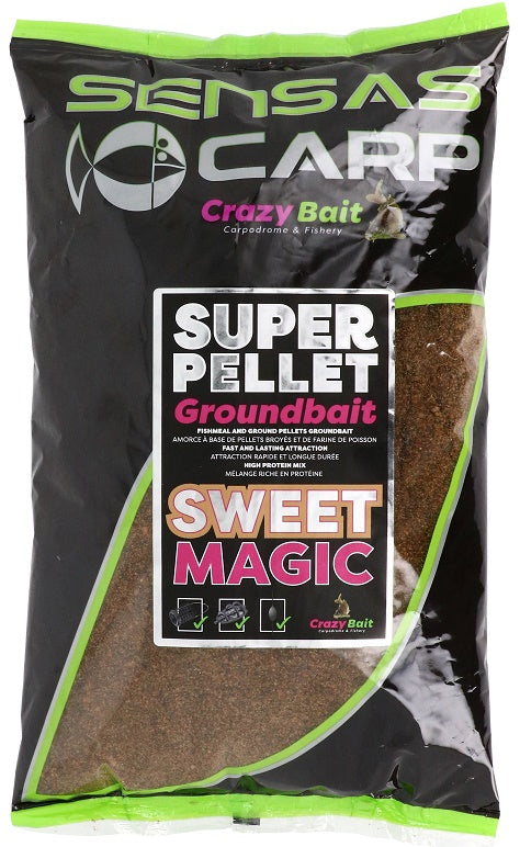Sensas Super Pellet Groundbait Sweet Magic 1kg