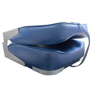 Navy Classic Low Back Folding Seat S/S 316 Fittings - VIVADO