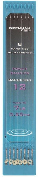 Drennan Hooklength Plate Barbless 6'' - Power Bandits DRENNAN